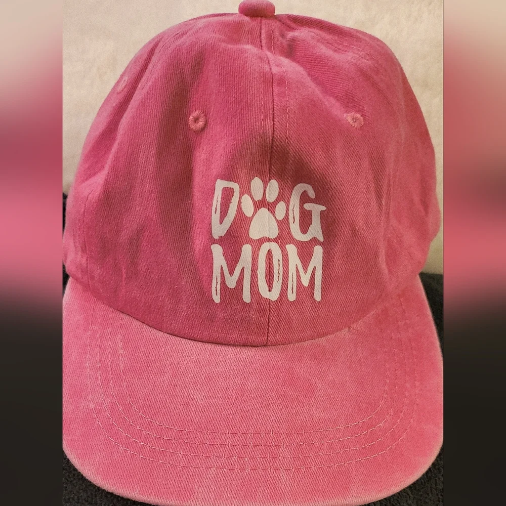 NEW - HAT, BASEBALL CAP - DOG MOM - Picture 2 of 7